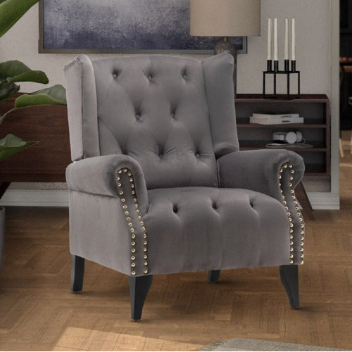 Love Sofas Upholstered Wingback Chair & Reviews Wayfair.co.uk